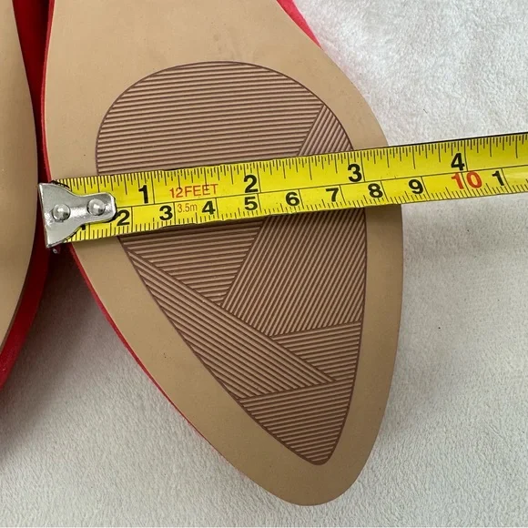 Earth Uptown Ursula Slingback Spicy Red Soft Suede Closed Toe Shoes Size 8M - Picture 15 of 16